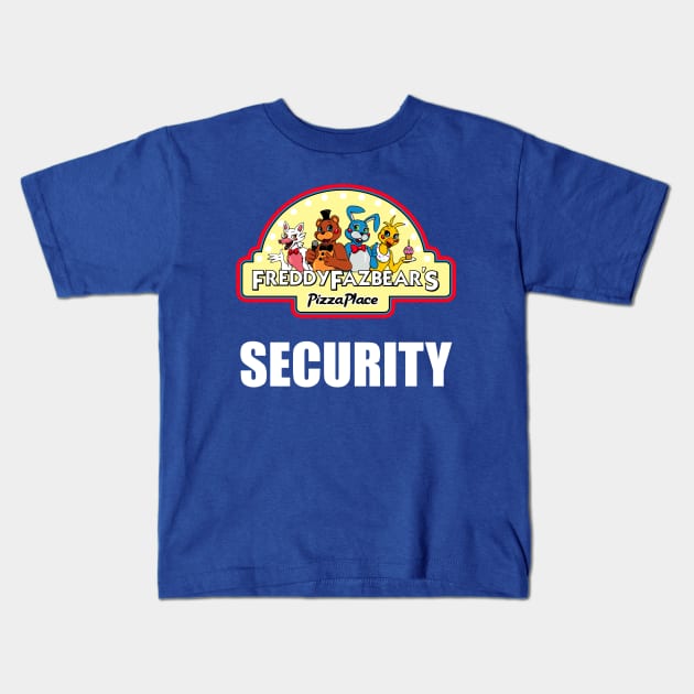 Five Nights at Freddy's 2 - Freddy Fazbear's Security Logo Kids T-Shirt by Kaiserin